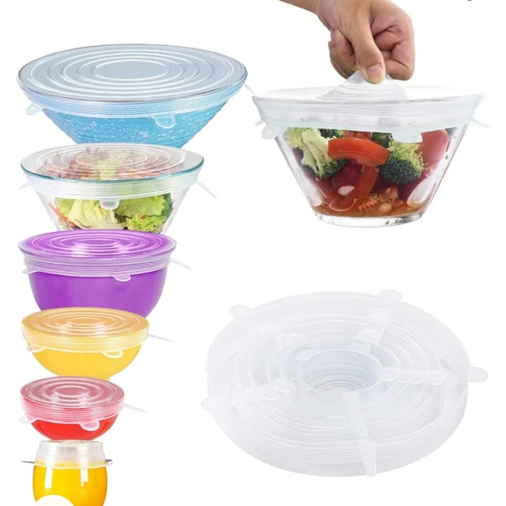 Flexible Silicone Stretch Lids